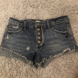 Free People Denim Shorts